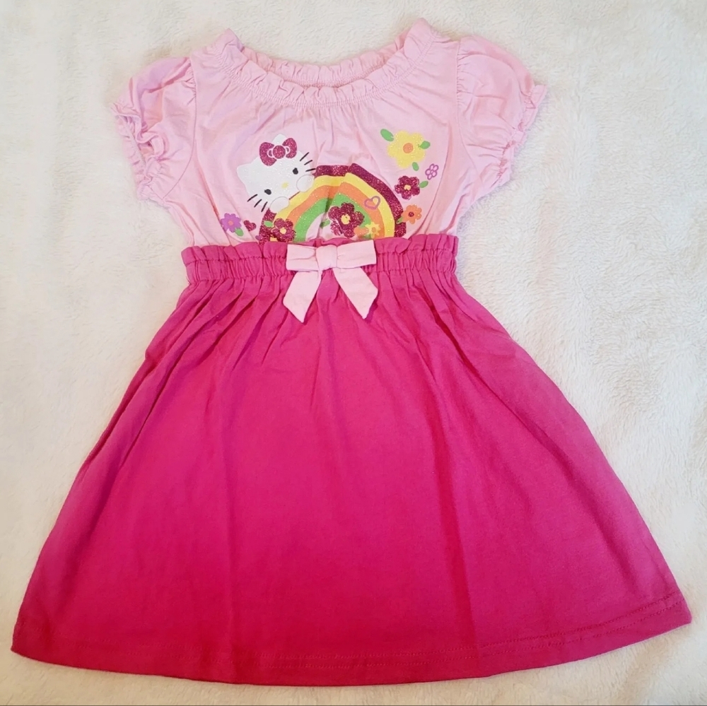 Hello Kitty Short Sleeve Dress Size 24 Months NWT
